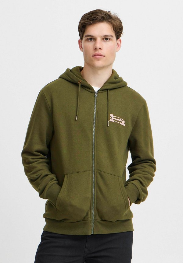 BHSWEATSHIRT - Zip-up sweatshirt - forest night