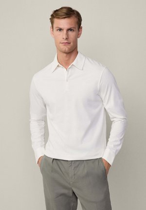 WASHED - Top s dlhým rukávom - white
