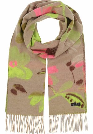 FRAAS FLORAL CASMINK - MADE IN GERMANY - Sciarpa - taupe