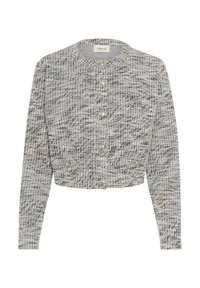 SHANIE - Cardigan - black white boucle