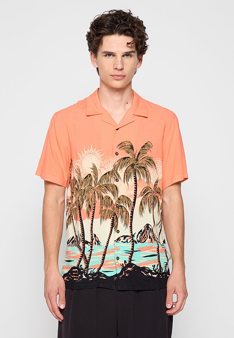 Volcom Overhemd koraalrood Volcom Overhemd koraalrood