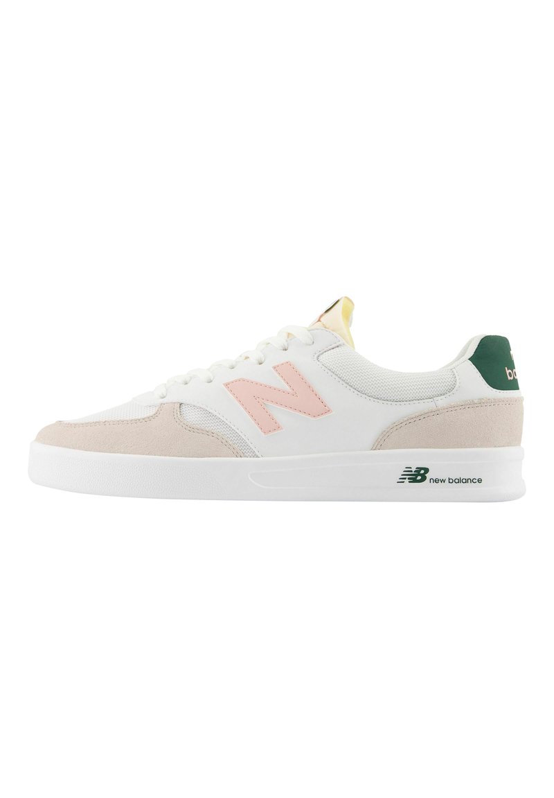 New Balance Trainers white pink/mottled light pink Zalando