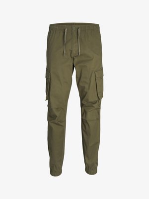 JPSTKANE JJNOAH CUFFED - Cargobyxor - olive night