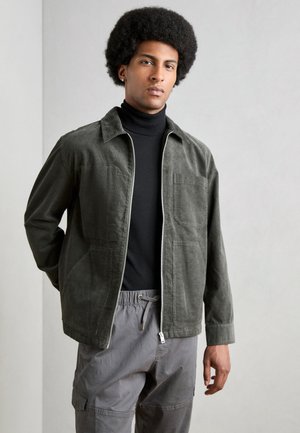 ZIP THROUGH OVERSHIRT - Ljetna jakna - dark green