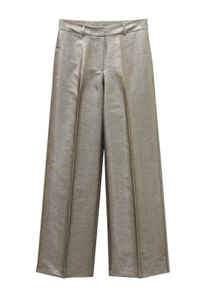 WIDE LEG  CATSBY GLAM - Pantaloni - iced gold