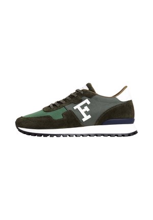 Façonnable, FAÇONNABLE TRAINERS MONOCOLOR RUNNER - Zapatillas - forest night green