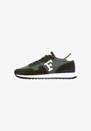 Façonnable, FAÇONNABLE TRAINERS MONOCOLOR RUNNER - Zapatillas - forest night green