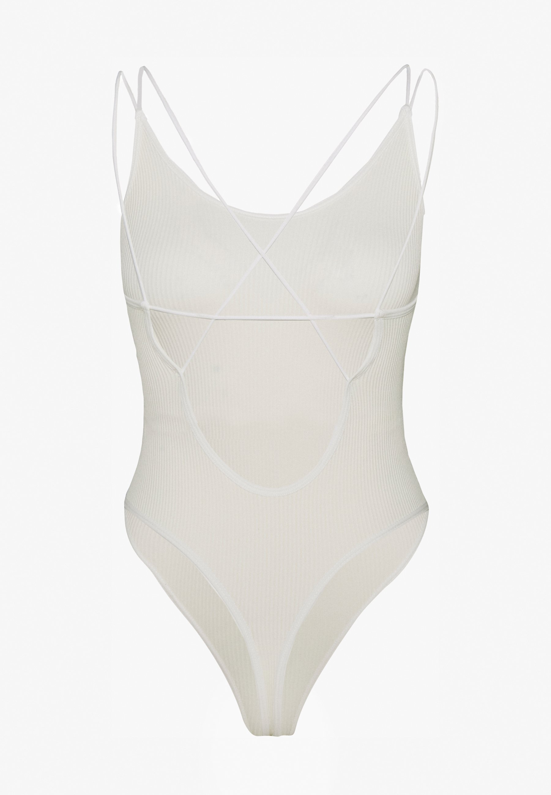 BDG Urban Outfitters THONG STRAPPY BACK BODYSUIT Topper BDG Urban Outfitters THONG BUNGEE STRAP BODYSUIT - Topper - black