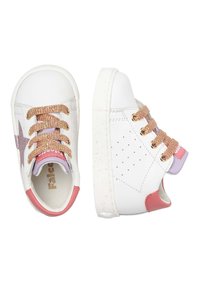 Falcotto SALAZAR IMPRIMÉ ÉTOILE - Sneakers basse - weiß altrosa