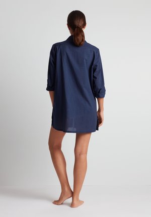 LOGO EMBROIDERED SHIRT - Πουκαμίσα με κουμπιά - dark navy