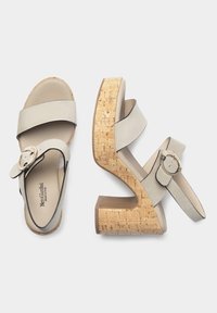 NeroGiardini Sandali con plateau - ivory