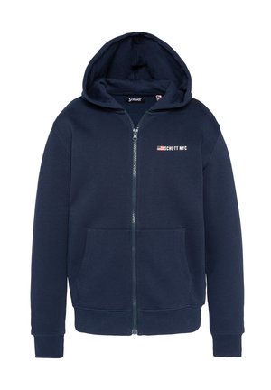 Zip-up sweatshirt - marine