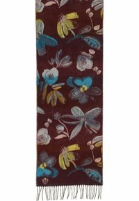 FRAAS FLORAL CASMINK - MADE IN GERMANY - Écharpe - merlot