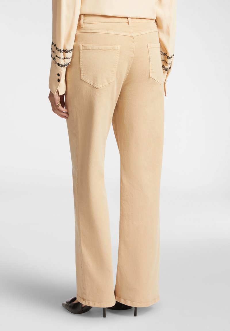 Elena Mirò WIDE Jeans a zampa beige