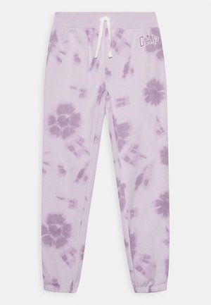 LOGO GIRLS - Spodnie treningowe - purple tie dye