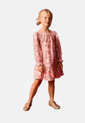 Baker by Ted Baker ALL OVER SEQUIN BOW BACK - REGULAR FIT - Kokteilinė suknelė / vakarėlių suknelė - gold