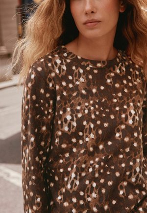 Next, LONG SLEEVE CREW NECK T-SHIRT - Langarmshirt - deer print