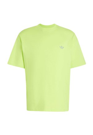 adidas Originals, ADIDAS ORIGINALS TREFOIL ESSENTIALS SPACER LOOSE TEE - T-paita - semi frozen lemon