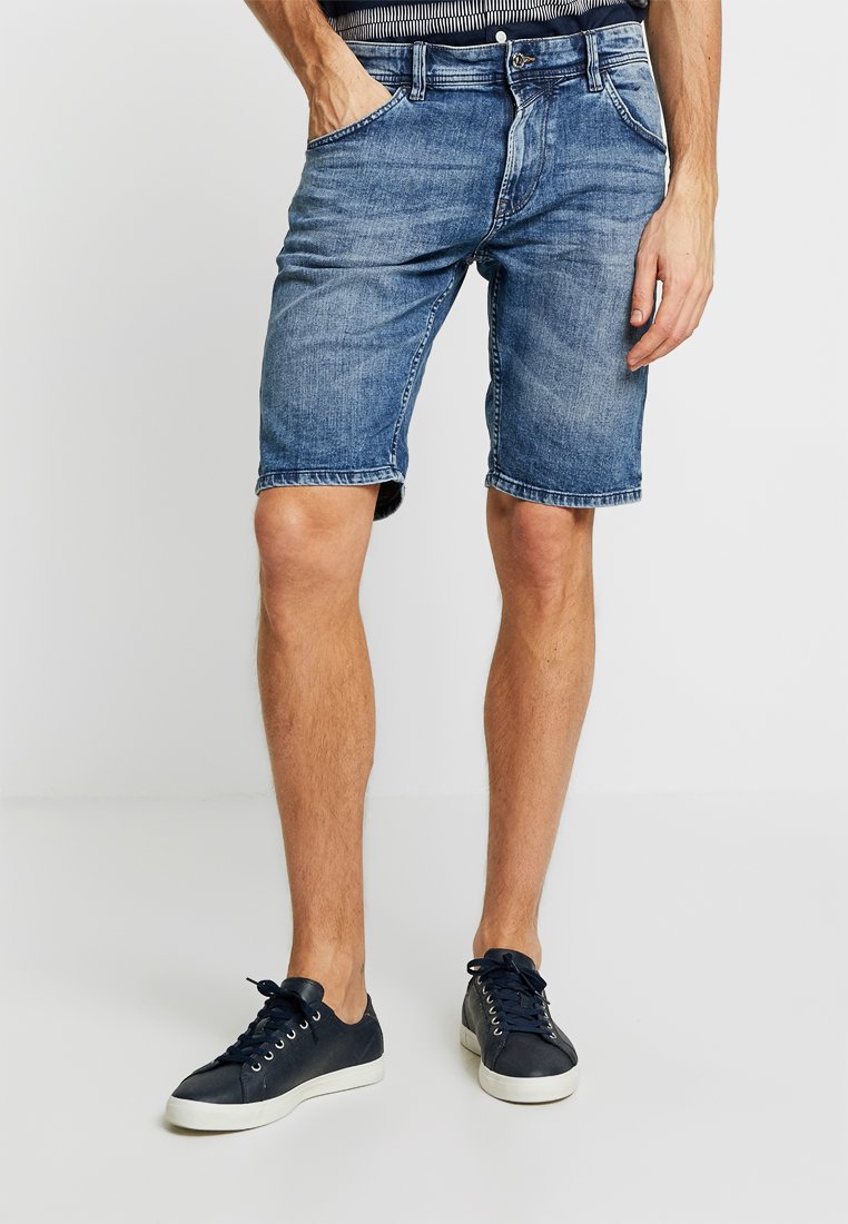 TOM TAILOR DENIM REGULAR FIT Jeansshorts light stone TOM TAILOR DENIM REGULAR FIT - Jeansshorts - dark stone wash denim