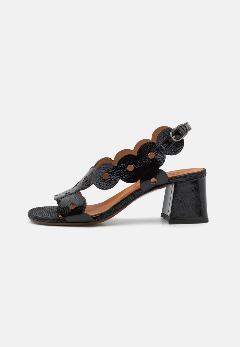 Chie Mihara LEIDE - Páskové sandály  - sucre black/jeep black