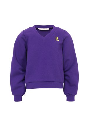 V-HALS - Sweater - paars