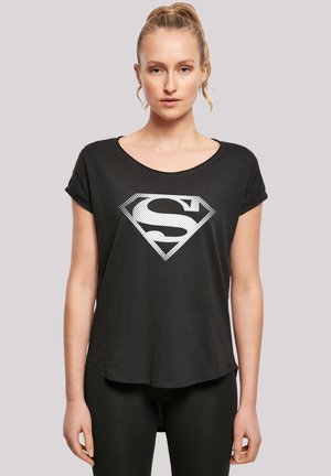 LONG CUT DC COMICS SUPERMAN SPOT LOGO - Print T-shirt - black