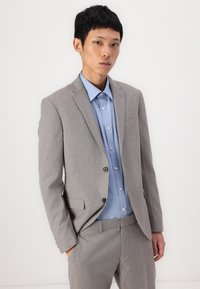Isaac Dewhirst NOTCH SUIT SLIM - Κοστούμι - taupe