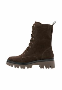 Tamaris COMFORT - Stivaletti con plateau - mocca suede