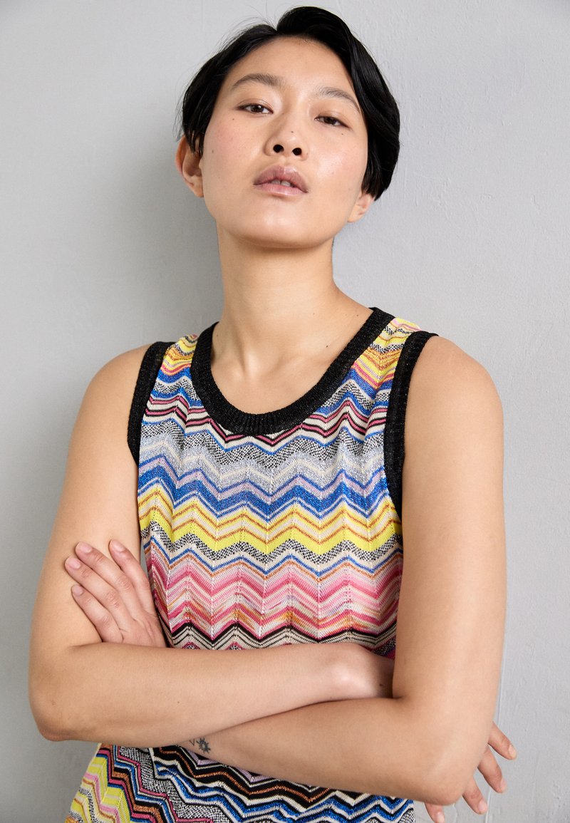 Missoni TANK - Top - multicolor/blue/yellow/blue - Zalando