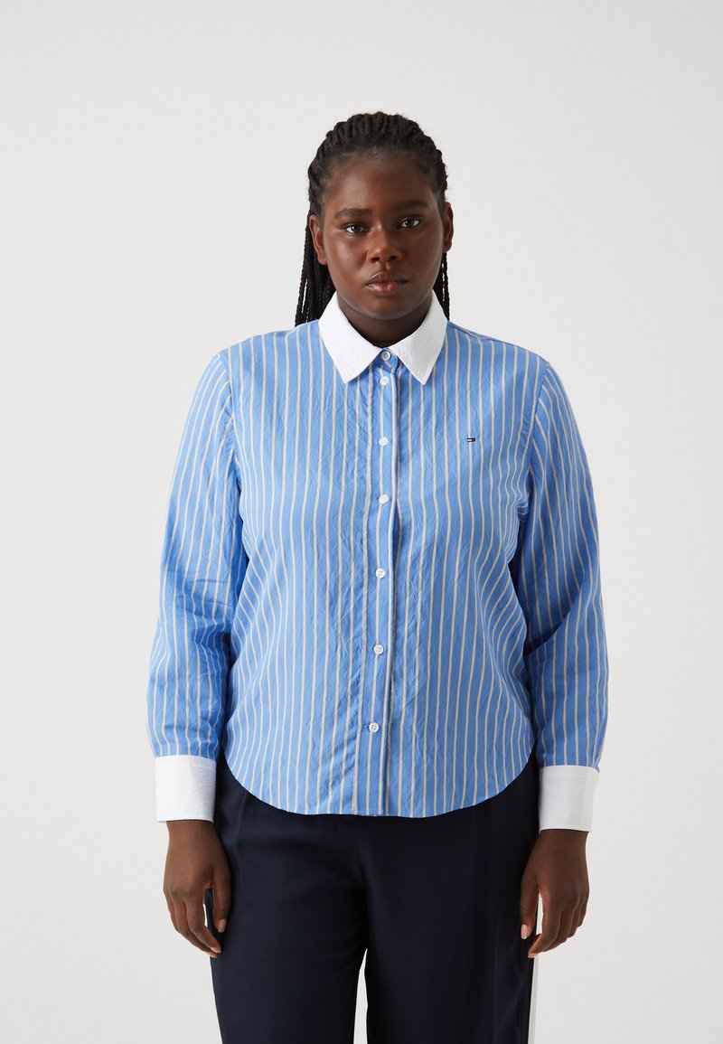 (THML)The Otis Stripe Top-Blue