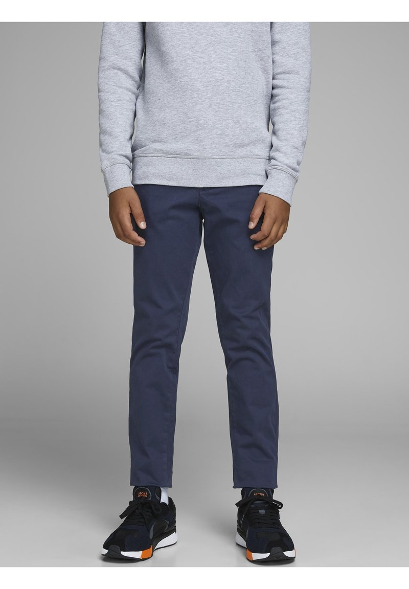 Jack & Jones Junior BOYS SLIM FIT - Chino kalhoty - navy blazer