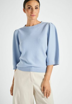 MIT RUNDEM AUSSCHNITT UND PUFFÄRMEL - Trui - hyacinth