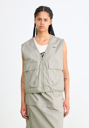 W NSW ESSTL WVN LSE CRGO VEST - Vest - light army/black