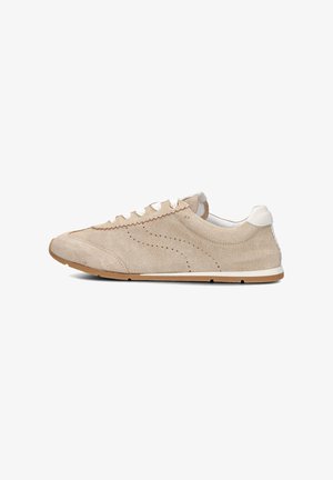 Unisa LAGE SNEAKERS DARA - Sneakers laag - platino chalk honey sole