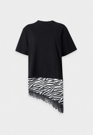 Noisy May, NMFILLA OVERSIZE - T-shirts print - black