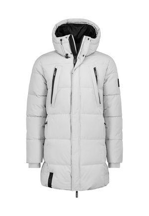 MIT LEISTENTASCHEN - Winter coat - light-grey