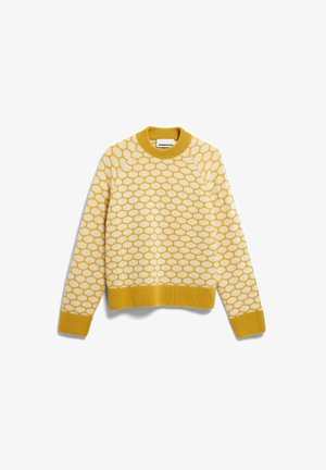 ARMEDANGELS, MULTI DOTS KNIT - Strickpullover - mosslace-oatmilk