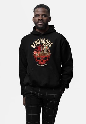 Henry Tiger, POP CREATURE SEND NOODS - Kapuzenpullover - jet black