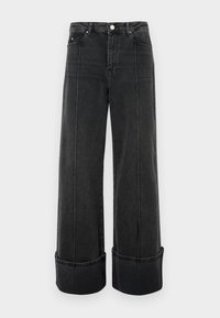 TURN UP  PANTS - Baggy fit teksad - dark grey denim