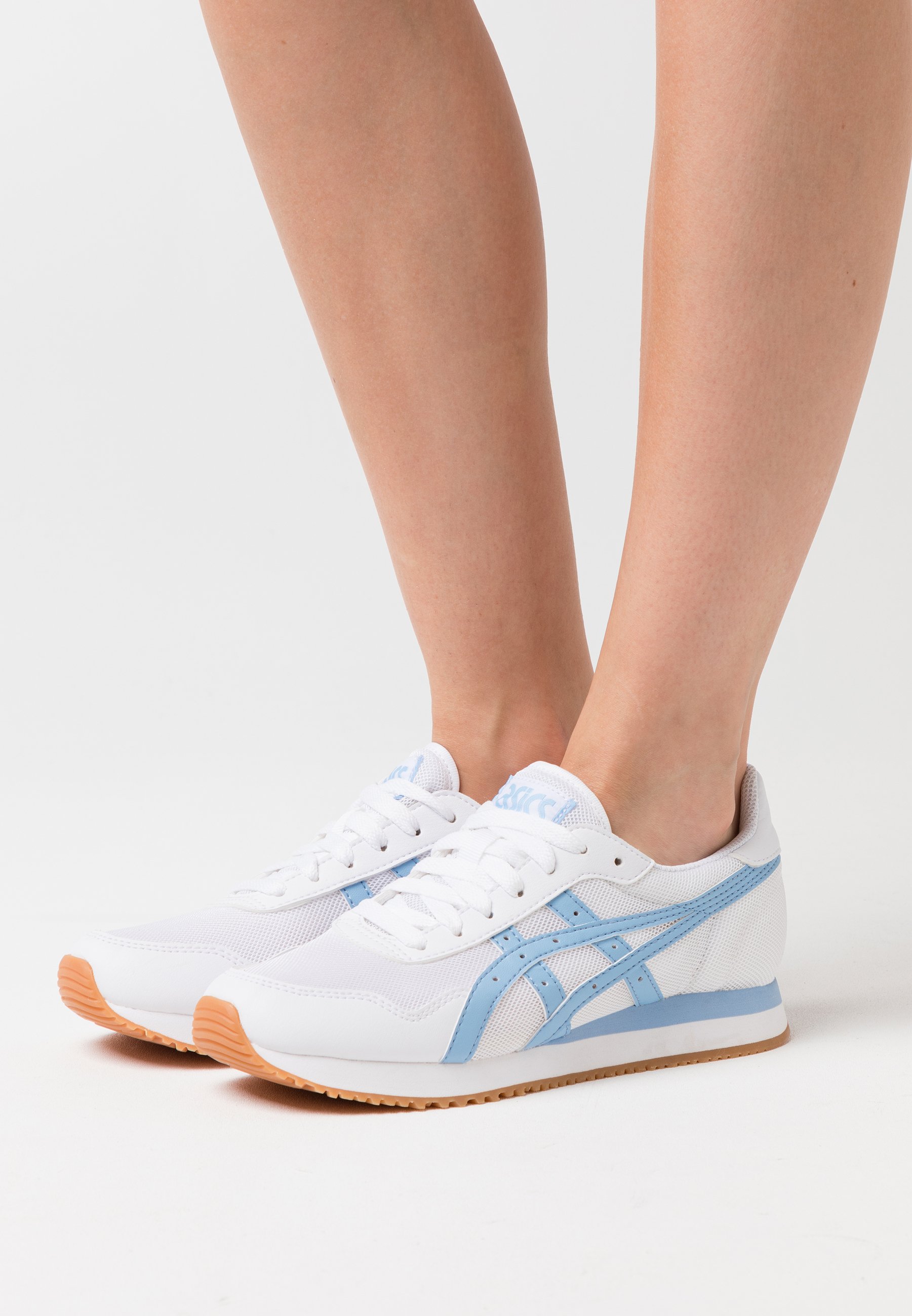 Asics Sportstyle Tiger Runner Trainers White Blue Bliss White Zalando De
