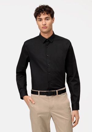 SUPER SLIM - Zakelijk overhemd - black