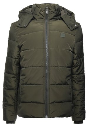 Urban Classics, HOODED PUFFER - Winterjacke - olive