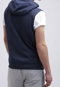 YOURTURN Felpa con zip - mottled dark blue