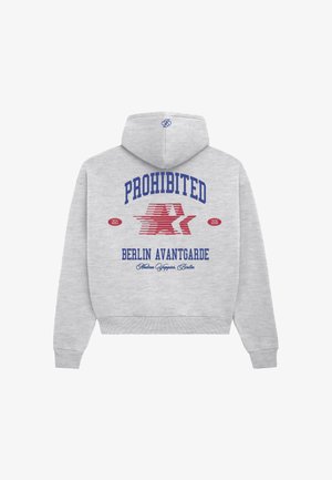 PROHIBITED, BERLIN AVANTGARDE HOODIE UNISEX - Sweat à capuche - grey melange