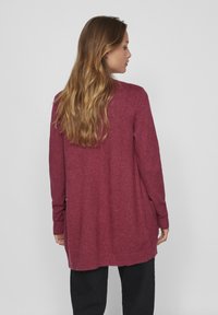 VILA VIRIL OPEN CARDIGAN - Strickjacke - pink