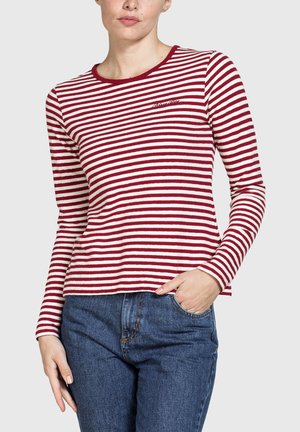 Carrera Jeans, BLUE AGE LONG SLEEVE TEE - Maglietta a manica lunga - bicolor stripes pattern