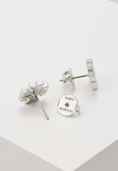 Tory Burch KIRA PAVE STUD EARRING - Auskarai -  silver-coloured