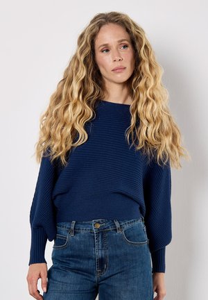 Apricot BATWING CROP  - Jumper - blue