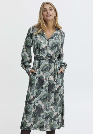 FRDANA DR  - Shirt dress - dark forest aop b