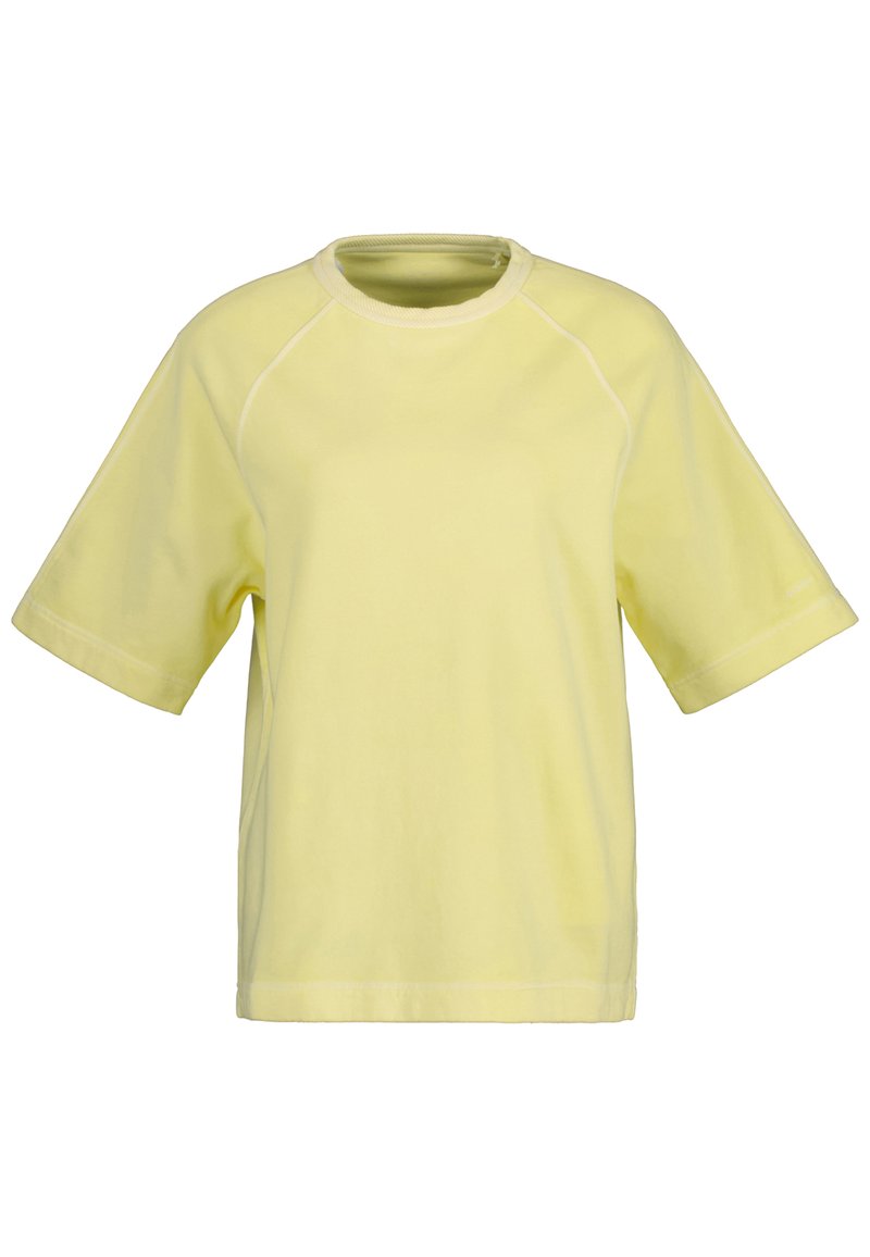Gant T-shirt basic geel Gant T-shirt basic geel